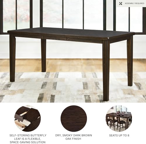 Signature Design by Ashley Wood Counter Height Extendable Dining Table - Image 4