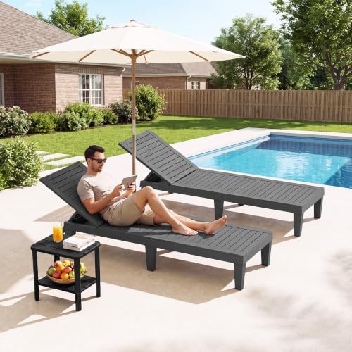 NUNU LAB Outdoor Chaise Lounge Chairs Set by NUNULAB