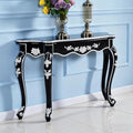 4 Legs Wooden Console Table for Entryway by Unknown