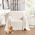 MYSKY HOME White Armchair Couch Cover by MYSKYHOME