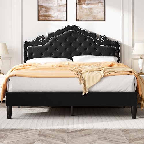 SHA CERLIN Queen Bed Frame by SHACERLIN