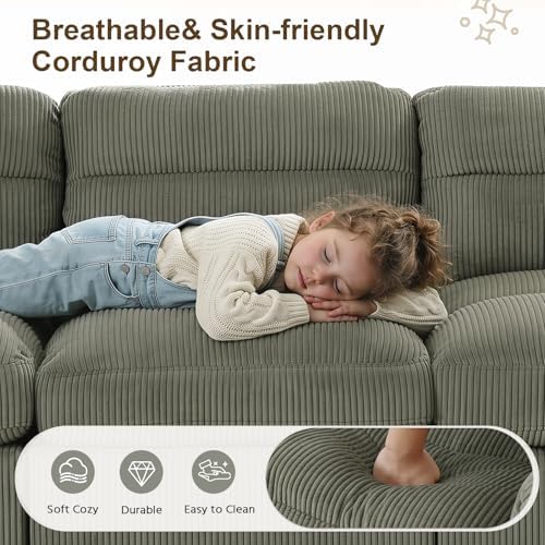 HAOMARKETS 135” Modular Sectional L Shaped Corner Sofa Couch - Image 5