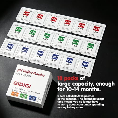 pH Meter Calibration Solution Kit | 18-Pack pH Buffer Powder - Image 5