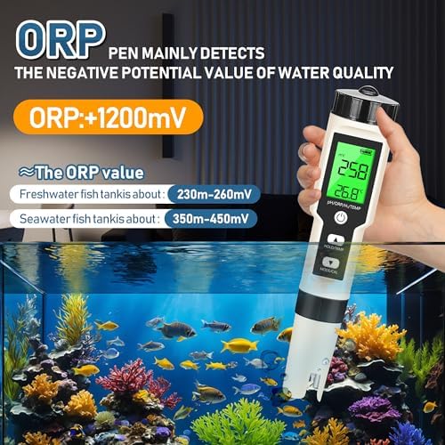 Hydrogen Water Tester 4 in 1 PH, pH Meter ORP Meter Hydrogen Tester - Image 6