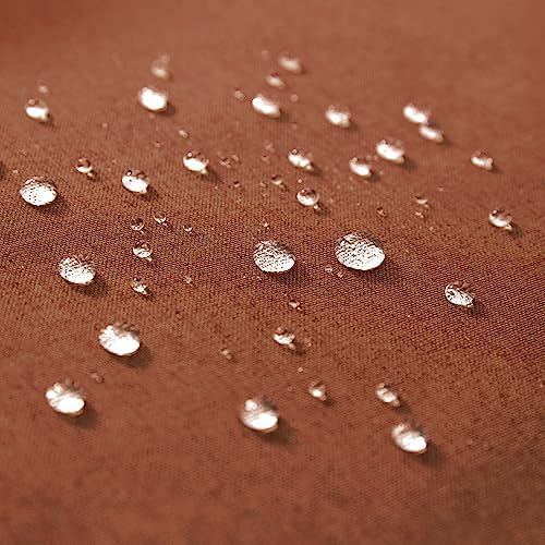MIULEE Decorative Outdoor Pillow Covers Fall 12x12 Rust - Image 2