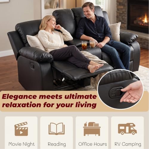 Leather Recliner Sofa，Reclining Sofa Set - Image 4