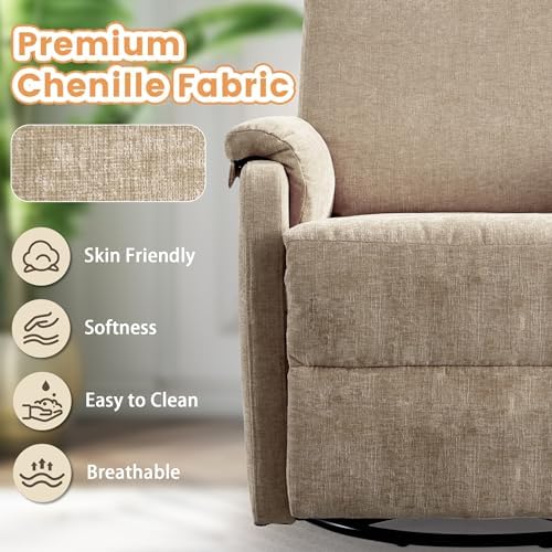 Korser Recliner Chair, Swivel Rocking Recliner Chair - Image 6