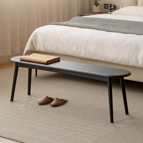 100% Solid Oak Dining Bench, Wood Bench - Image 4