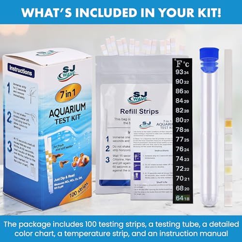 7 in 1 - Aquarium Test Strips | 100 Fast & Accurate Strips | Fish Tank - Image 6