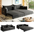 81.9" King Pull Out Sofa Bed, 3-in-1 Convertible Sleeper Sofa by Kolavess