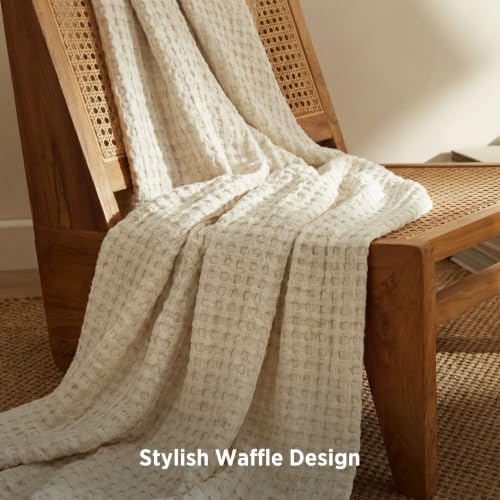 Bedsure Cooling Waffle Blanket for Hot Sleepers, Twin XL - Image 5