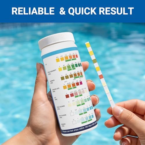 9 in 1 Pool Test Strips, 120 Total Strips, 100 8-Way Water Test Strips + 20 - Image 6