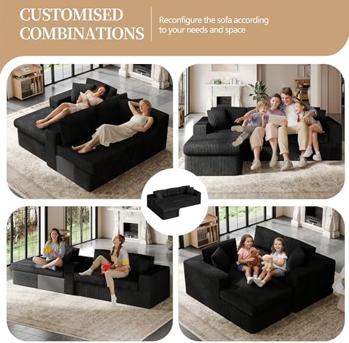 Vongrasig 105" Boneless Couches - Image 5