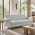 HULALA HOME Farmhouse Curved Couch by HULALAHOME