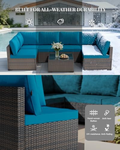WWR Patio Furniture Set 7 Piece - Image 4