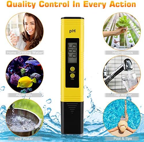 PH Meter for Water Hydroponics Digital PH Tester Pen 0.01 High Accuracy Pocket - Image 4