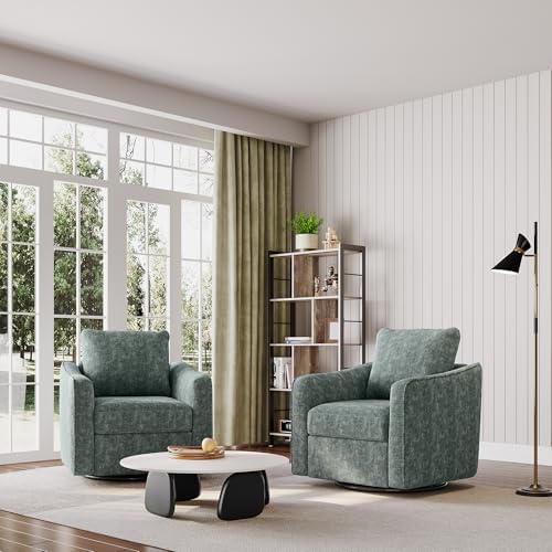 Garvee 360° Swivel Accent Chair - Image 5
