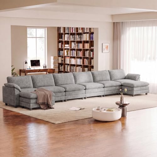 Homall 232" Oversized U Shaped Cloud Couch, Modular Sectional Sofa - Image 7