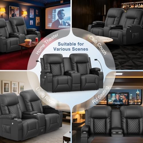 Recliner Sofa Set, Loveseat Recliner Couch and Recliner Chair - Image 7