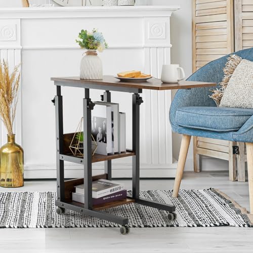 Hadulcet C Shaped Side Table Adjustable, Height Adjustable C Table - Image 2