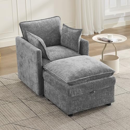 30" Cloud Modular Single Sofa Chair by Abbrevi