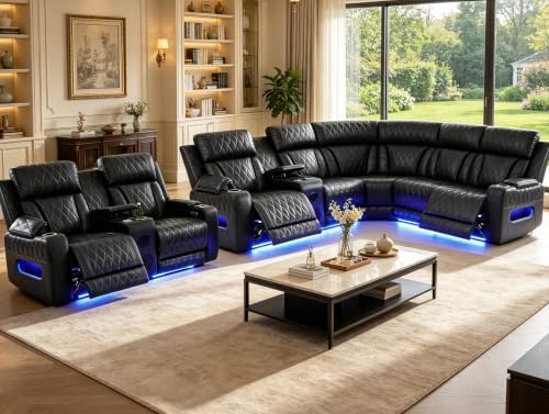 Power Reclining Sectional Sofa by PonlivingFurniture