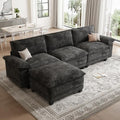 108" Modular Sectional Couch, L Shaped Cloud Sofa by Unknown