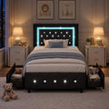 BarnFurin Twin Size Upholstered Bed Frame by BarnFurin