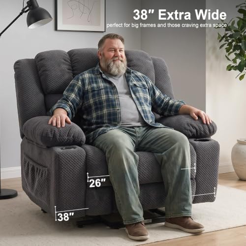 Oversized Power Lift Recliner Chair - Image 4