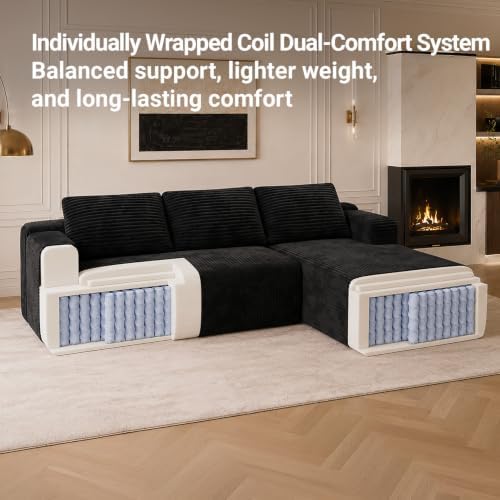 Avenco Modular Sectional Sofa, Boneless Couches - Image 4