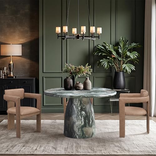 Meridian Furniture Cosenza Green 48.5" Indoor/Outdoor Concrete Dining Table - Image 2