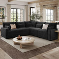 WorthFurni 109.1'' Modular Sectional Sofa, L Shaped Oversized Extra Deep Couches by WorthFurni