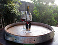Lazy Susan from Reclaimed Wine Barrel – Oak Tray by Eco+Wine+Furniture