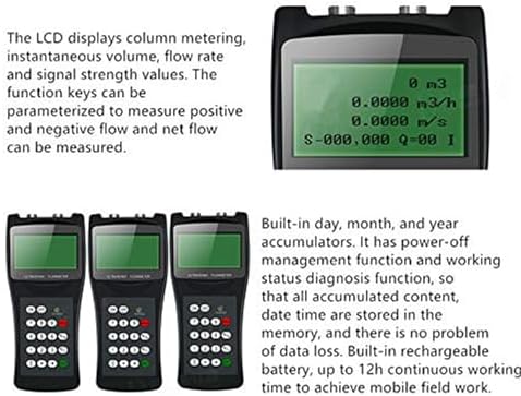 Handheld Ultrasonic Flow Meter TDS-100H Portable Handheld Ultrasonic Flow Meter - Image 2