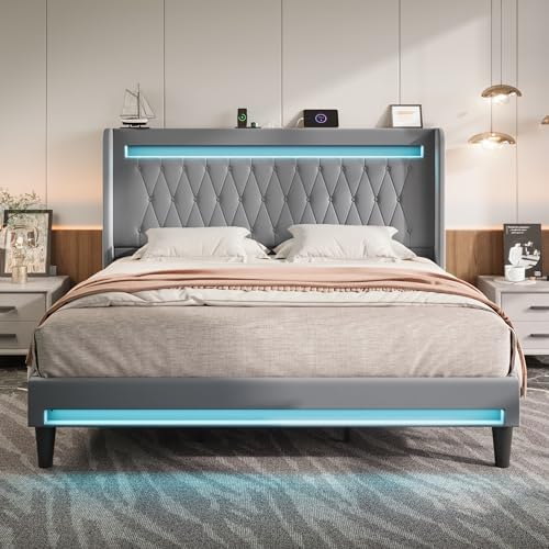 Allewie King Size Upholstered Bed Frame - Image 5