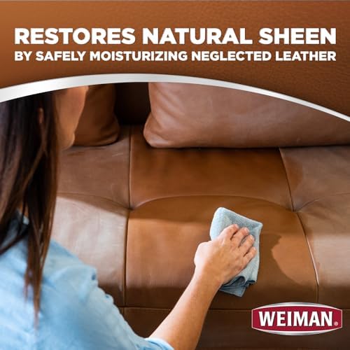 Weiman Leather Cleaner, Conditioner & Protector, 2 Pack Wipe - Image 5