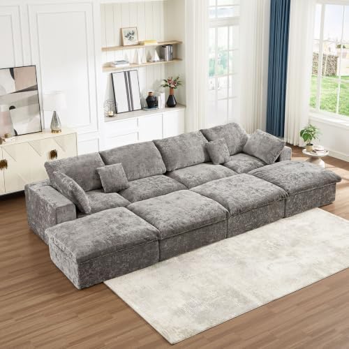153" Oversized Boneless Sleeper Couch by fanzutuz