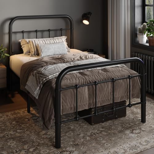Allewie Twin Metal Bed Frame - Image 3