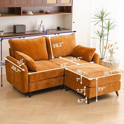 Rexulqo 73'' Modular Sectional Couch - Image 6