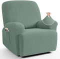 TAOCOCO Oversized Stretch Recliner Chair Covers 4 Piece, Sage Green by TAOCOCO