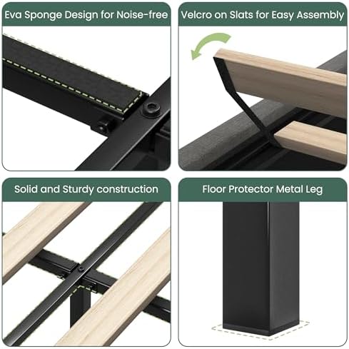 LARMACE Queen Size Bed Frame - Image 6