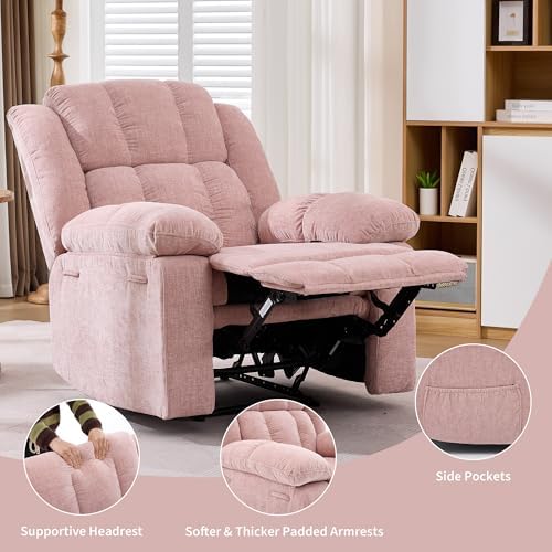 Oversized Recliner Chair for Adult, 150°Recliner Chairs Ergonomic Nursery Chairs - Image 5