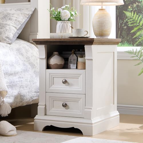 T4TREAM Farmhouse Nightstand Set of 2 - Image 2