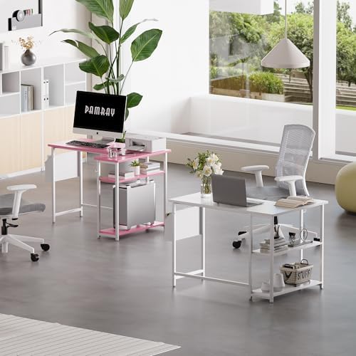 Pamray 40 Inch L Shaped Computer Desk - Image 4