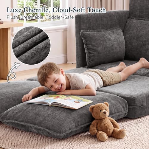 49" Loveseat Convertible Sofa Bed, Futon Sleeper Couch - Image 6