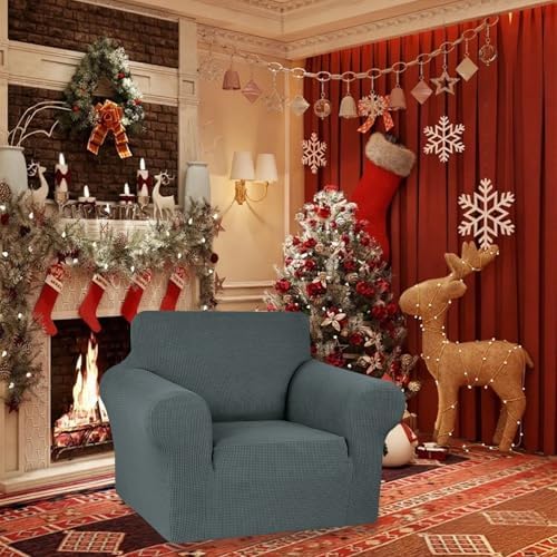 KEKUOU Stretch Chair Sofa Slipcover, Single Couch Cover - Image 2