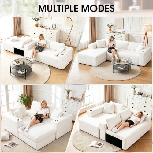 Cloud Sectional Boneless Couches - Image 6