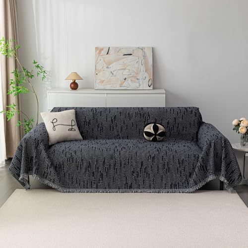 MYSKY HOME Couch Covers for 2 Cushion Couch Sectional Sofa, L Shape Sofa - Image 2