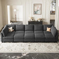 Belffin Cloud Couch with Deep Seat Linen Sectional Sleeper Sofa Apartment by Belffin