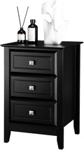 Bonnlo Upgraded Black Nightstand by Bonnlo